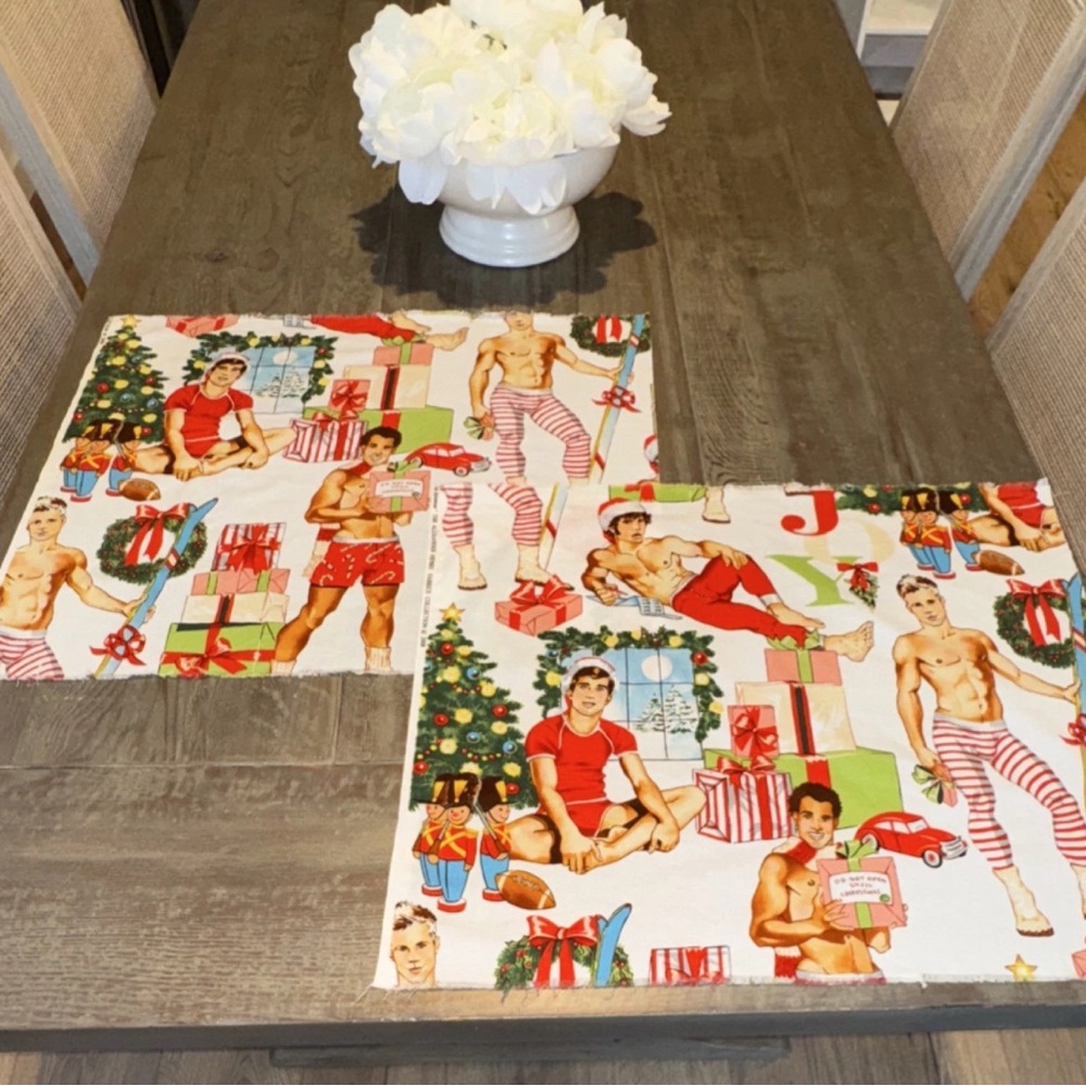Alexander Henry Christmas Novelty Multicolor Cotton Fabric Pieces Quilting